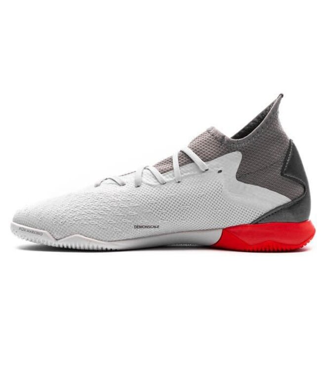 adidas adidas Predator Freak.3 IN Indoor - White / Iron Metallic / Solar Red