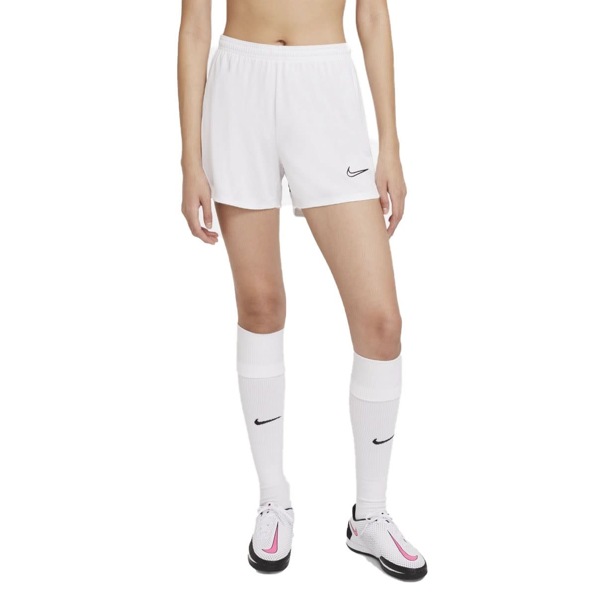 Soedan Persoonlijk herhaling Nike Womens Dri-Fit Academy 21 Soccer Shorts - White Black - Soccerium
