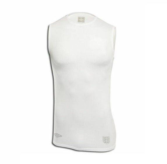 umbro England Sleeveless Base Layer Underlayer - White