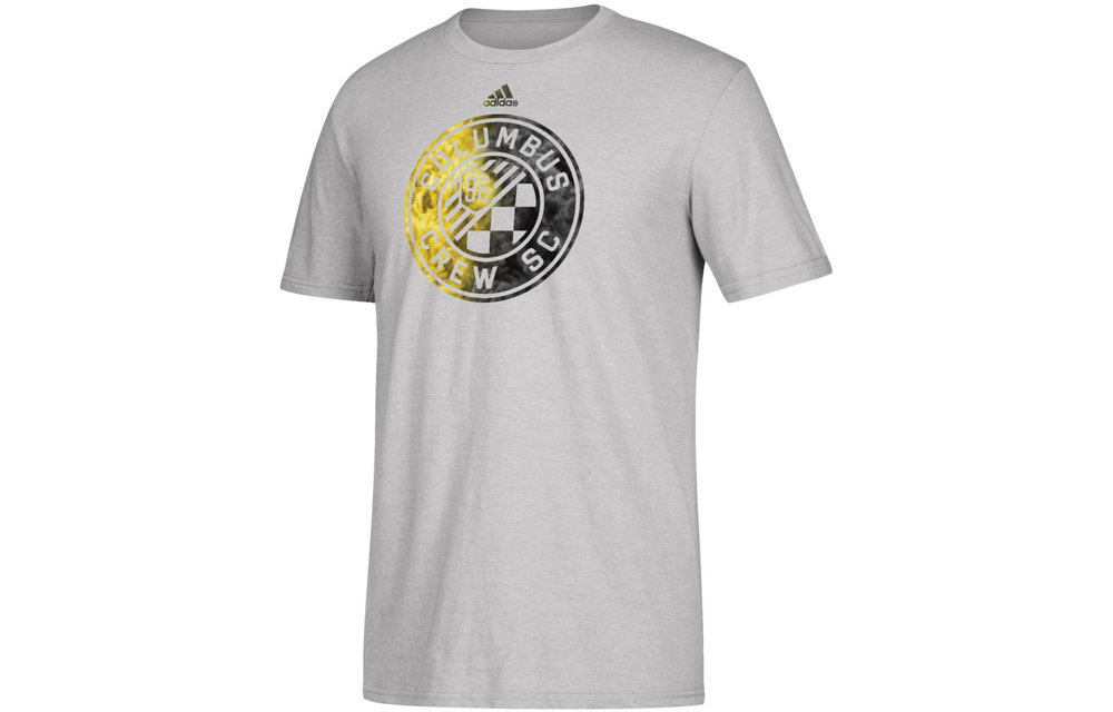 adidas Columbus Crew FC MLS 2018 Crest Reflect Foil Shirt