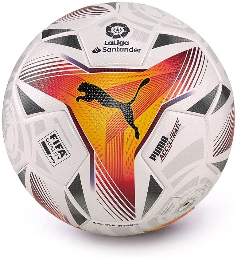 La Liga Accelerate Fifa Quality PRO Match Ball - White/Multi - Soccerium
