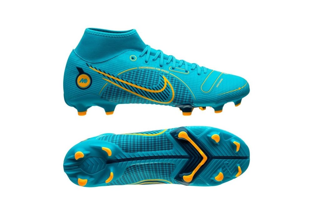 Nike Superfly 8 DF Academy FG - Chlorine Blue Laser Orange