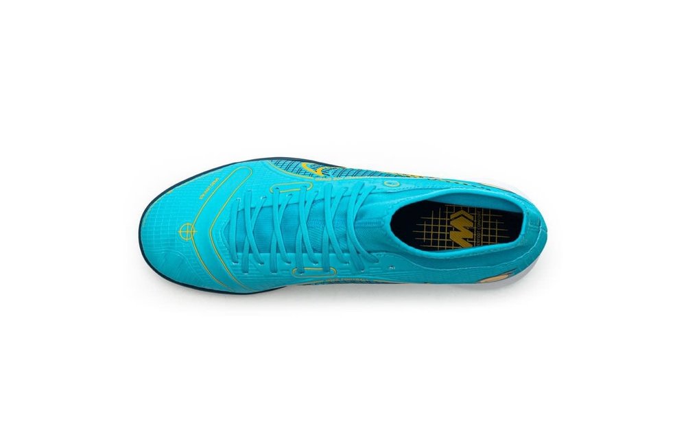 Nike Superfly 8 DF Academy IC indoor - Chlorine Blue Laser Orange