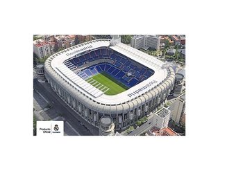 Real Madrid Stadium 26 x 34 Estadio Santiago Bernabeu Poster