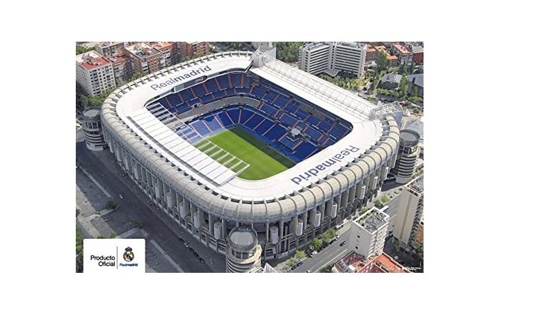 Real Madrid Stadium 26 x 34 Estadio Santiago Bernabeu Poster