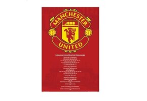 Manchester United 26 x 34 Honors Soccer Poster