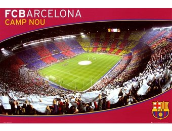 FC Barcelona Stadium 26 x 34 Camp Nou Poster