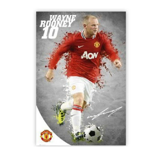 Wayne Rooney 2011-2012 Manchester United Soccer Poster