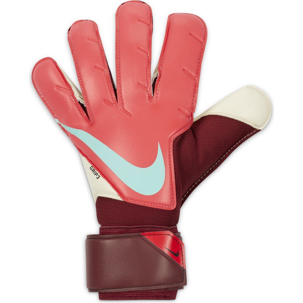 Nike GK Grip3 Goalie Gloves - Siren Red / Team Red / Dynamic Blue