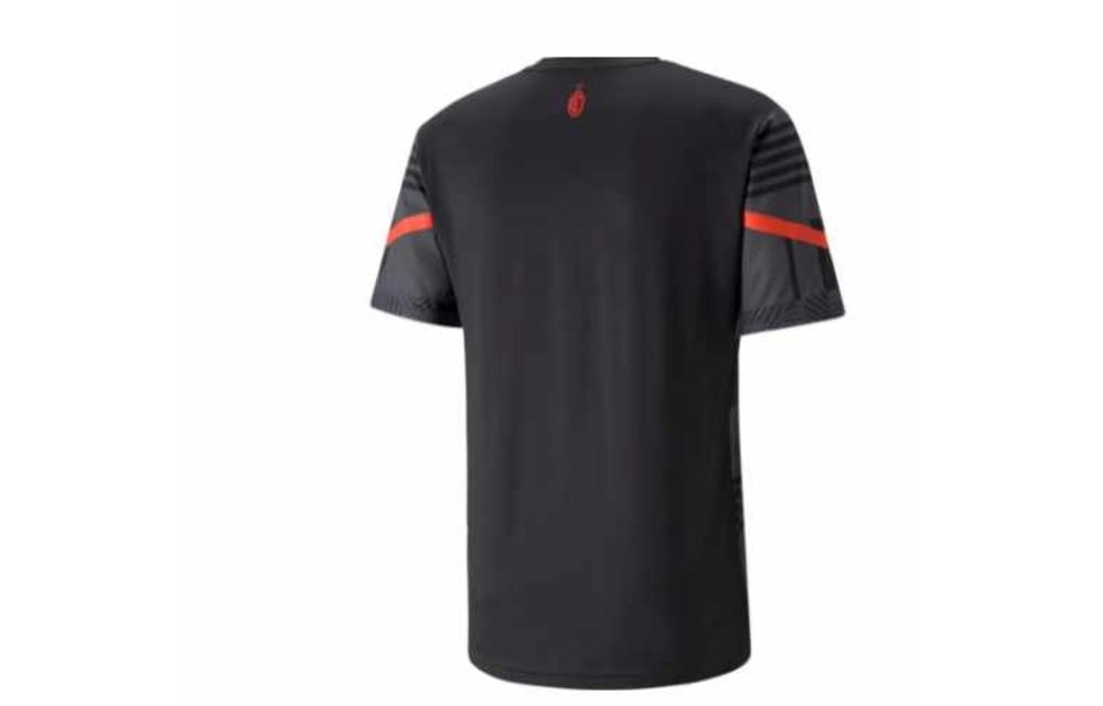 Puma AC Milan 21 / 22 Prematch Mens Jersey - Black/Grey/Red