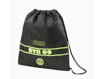 Puma Borussia Dortmund Legacy 2022 Gym Sack - Black Yellow