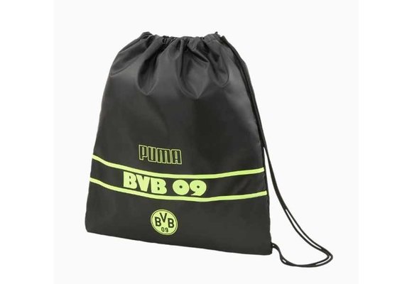 Puma Borussia Dortmund Legacy 2022 Gym Sack - Black Yellow