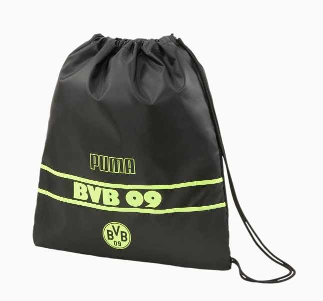 Puma Borussia Dortmund Legacy 2022 Gym Sack - Black Yellow