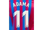 Adama Traore #11 Barcelona 21/22 Home Nameset