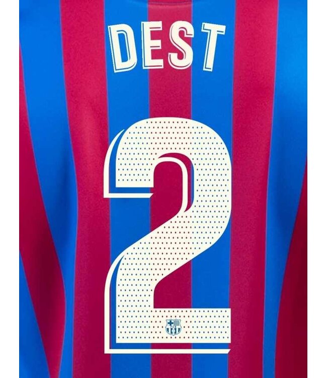 Uni-Sport Dest  # 2 Barcelona 21/22 Home Nameset
