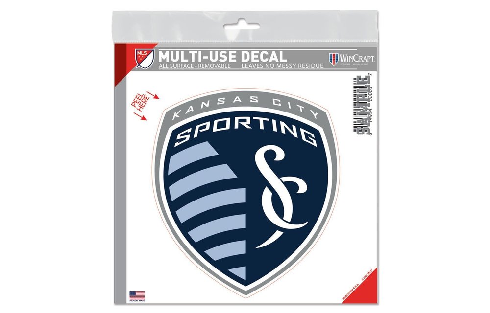 WinCraft Sporting Kansas City Logo All Surface 6 x 6 Decal