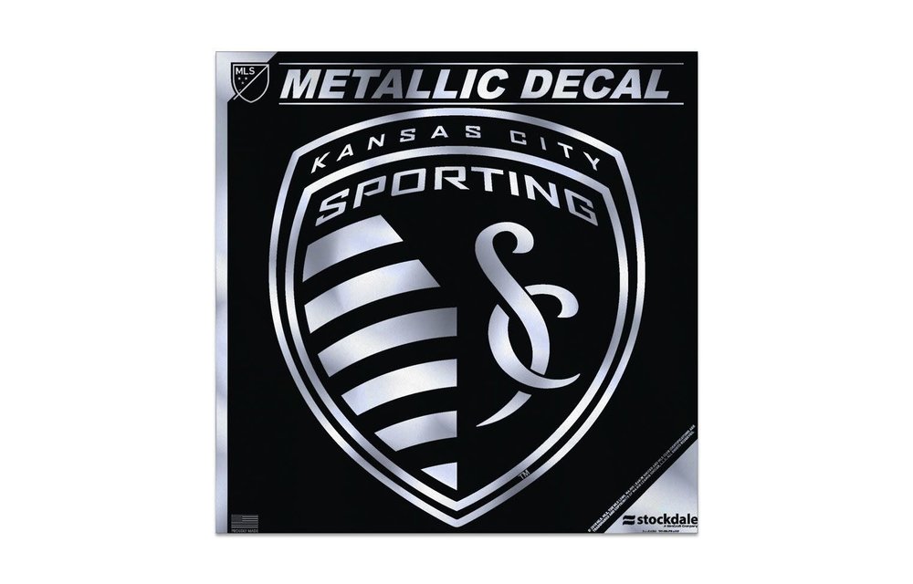 WinCraft Sporting Kansas City Logo Metallic 6 x 6 Window Decal