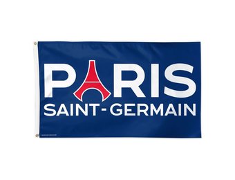 WinCraft PSG Paris Saint German Wordmark Flag 3'x5'