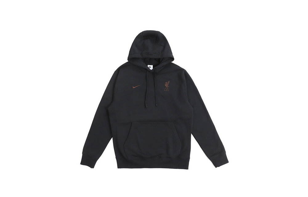 Nike 2021-22 Liverpool Club Fleece Hoodie - Black
