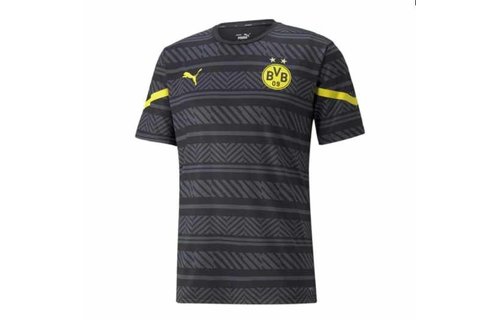 Puma BVB Borussia Dortmund 2022 Prematch Mens Jersey - Black