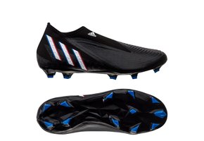 adidas Predator Edge .3 Lacelless FG - Core Black / Cloud White / Vivid Red