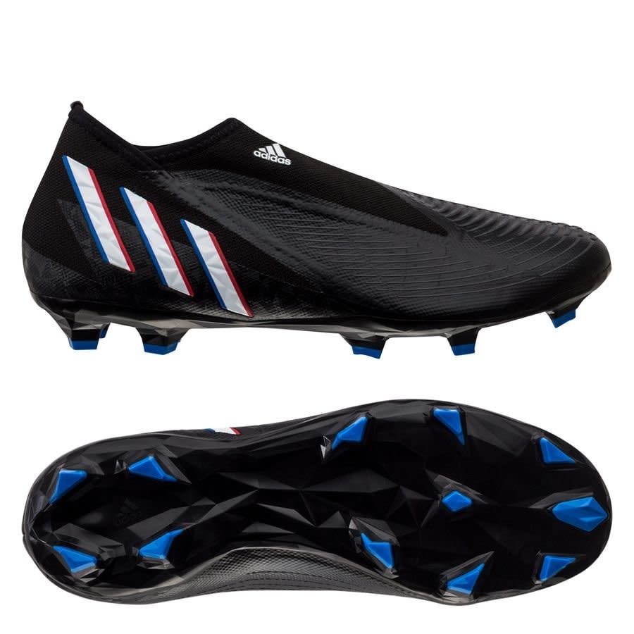 adidas Predator Edge .3 Lacelless FG - Core Black / Cloud White / Vivid ...