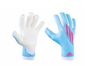 Adidas x Pro Goalkeeper Gloves - Black-Blue Rush, 10