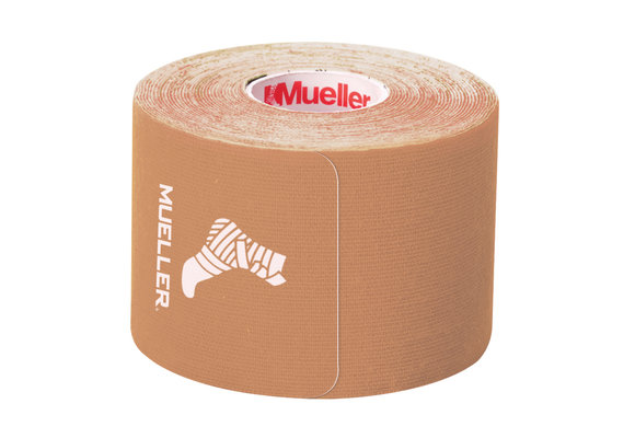 Mueller Kinesiology Tape Pre-Cut I-Strips (1 Roll) - Beige