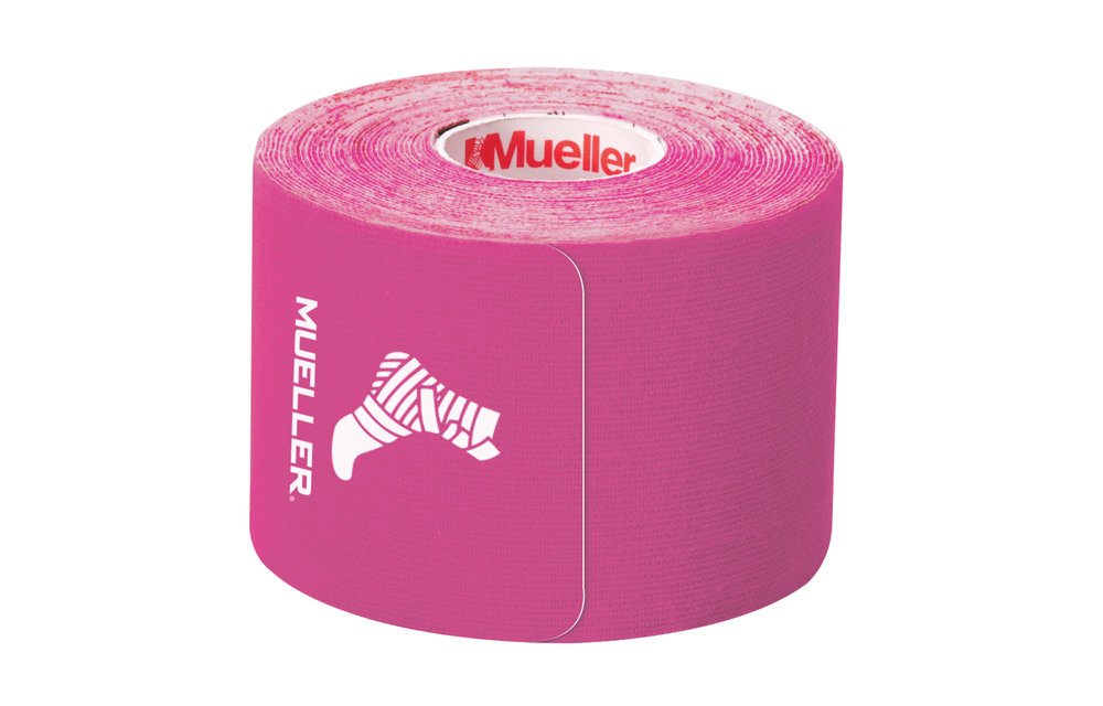 Mueller Kinesiology Tape Pre-Cut I-Strips (1 Roll) - Pink