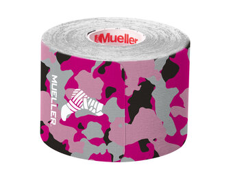 Mueller Kinesiology Tape Pre-Cut I-Strips (1 Roll) - Pink Camo