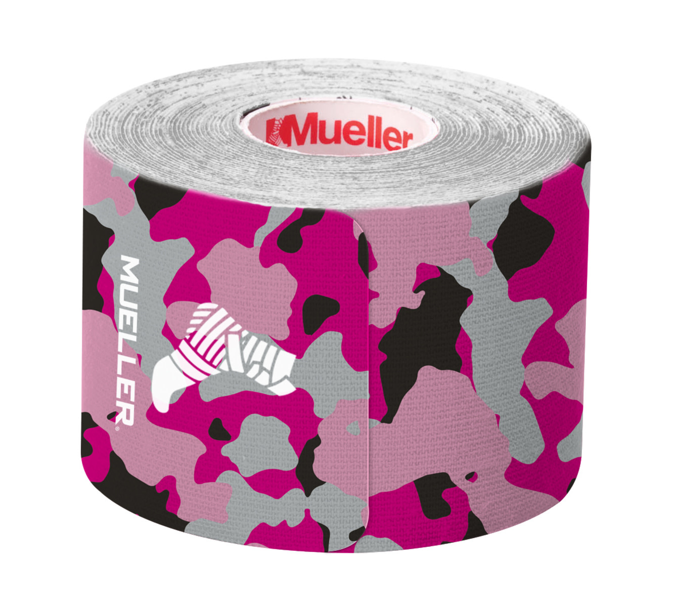 Mueller Kinesiology Tape Pre-Cut I-Strips (1 Roll) - Pink Camo