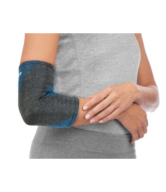 Mueller Mueller FIR 4 Way Elbow Support - Black / Blue