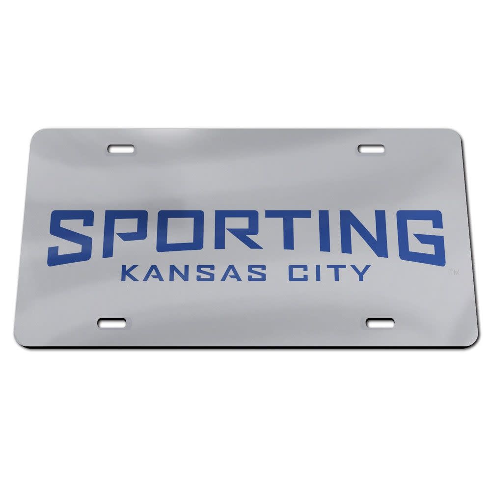 Wincraft MLS Sporting Kansas City SKC Wordmark Acrylic License Plate