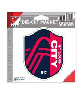 Wincraft WinCraft Saint Louis SC Logo Die-Cut 4.5 x 6 Magnet
