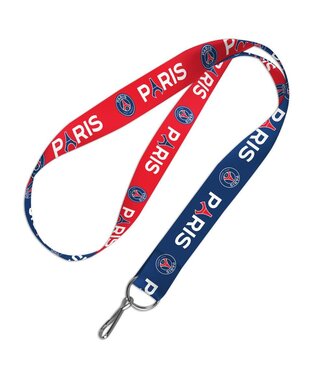 Wincraft Wincraft Paris Saint Germain PSG Lanyard w/ Detachable buckle - Red / Blue