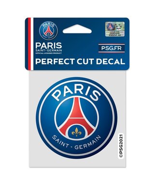Wincraft WinCraft Paris Saint Germain PSG Badge 4'x 4' Perfect Cut Decal