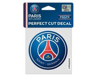 WinCraft Paris Saint Germain PSG Badge 4'x 4' Perfect Cut Decal