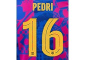 Pedri # 16 Barcelona 21/22 Third Nameset