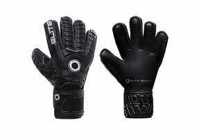 Elite Sports Warrior Black Jr Youth Goalkeeper Gloves