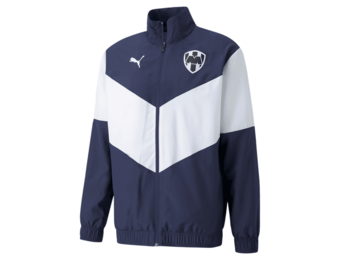 Puma Monterrey 2022 Prematch Jacket - Navy Blue / White