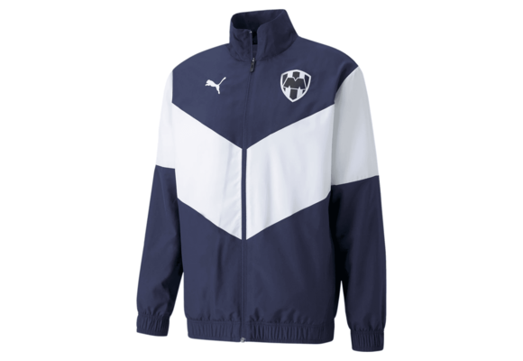 Puma Monterrey 2022 Prematch Jacket - Navy Blue / White