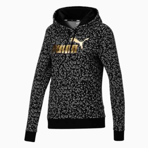 Puma Essentials Leopard AOP  Women's Hoodie