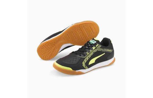 Puma Pressing II Indoor Shoes -Black / Yellow Alert / White