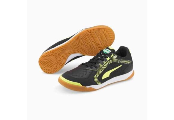 Puma Pressing II Indoor Shoes -Black / Yellow Alert / White