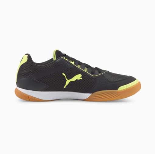 Puma Pressing II Indoor Shoes -Black / Yellow Alert / White