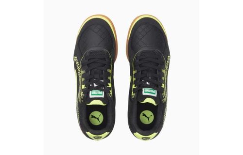 Puma Pressing II Indoor Shoes -Black / Yellow Alert / White