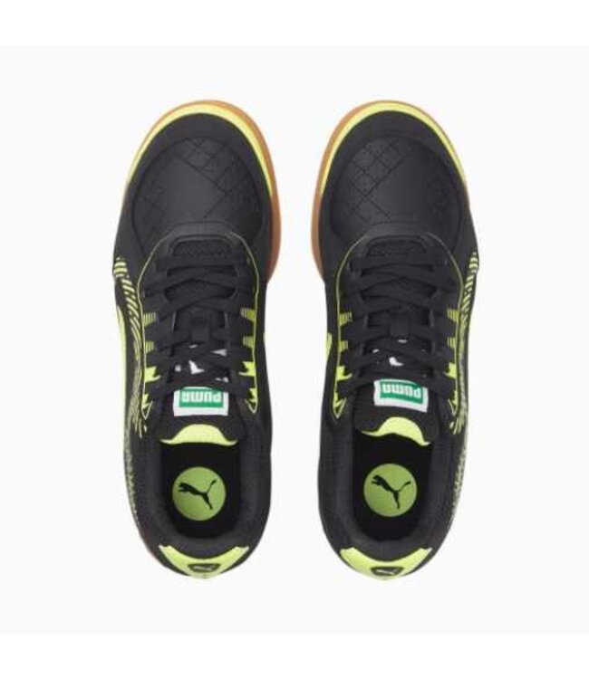 Puma Puma Pressing II Indoor Shoes -Black / Yellow Alert / White