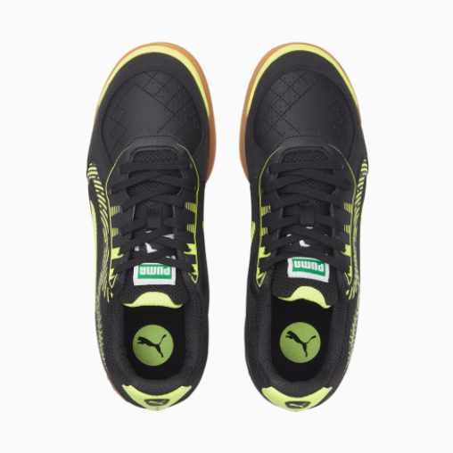 Puma Pressing II Indoor Shoes -Black / Yellow Alert / White