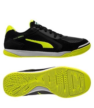 Puma Puma Ibero II Indoor Shoes -Black / Yellow Alert / White