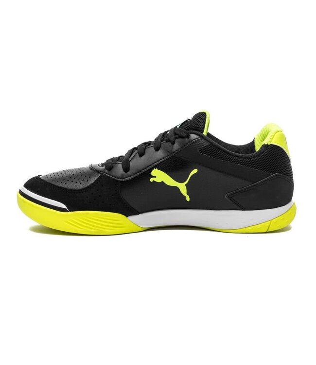 Puma Puma Ibero II Indoor Shoes -Black / Yellow Alert / White